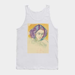 Female Portrait by Munch Tank Top